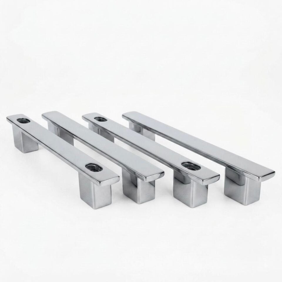 Duşakabin kapı kulp 14-16 cm çift delikli