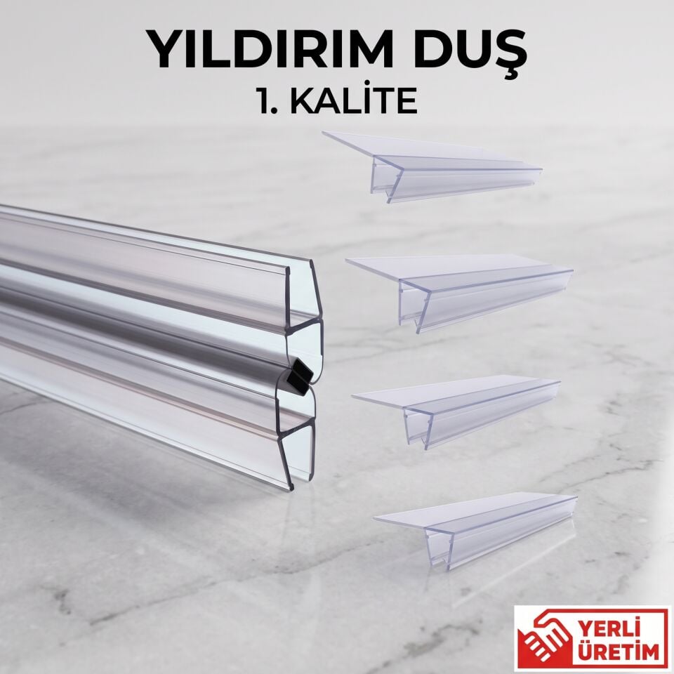 Şeffaf Duşakabin Mıknatıs Takımı Ve 4 Adet Suluk Fitili 200 cm